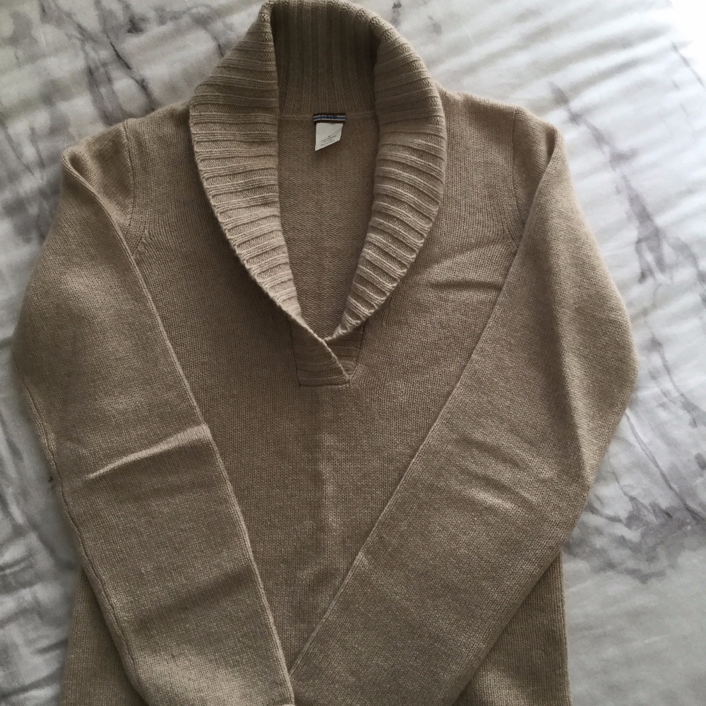 J CREW CASHMERE SHAWL POPOVER